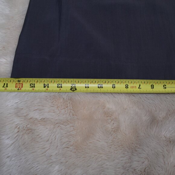 Zara Super High Rise Wide Leg Cropped Gray Dress Pants Women’s Small Work Chic - Picture 13 of 13